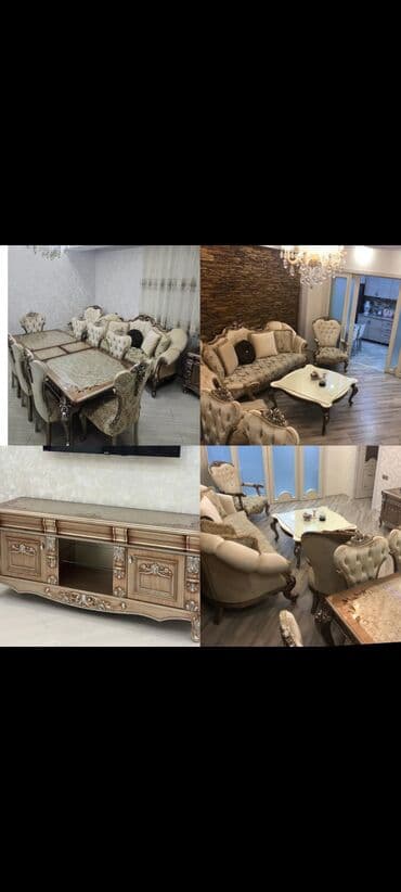 stol stul sumqayit: İşlənmiş, Jurnal masası, Divan, TV altlığı, Kredit yoxdur, Türkiyə — 1