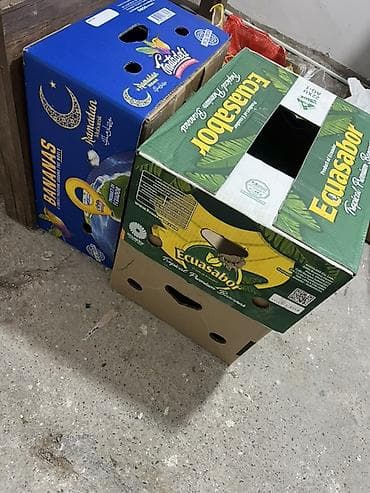 Məhsul: Banan qutuları (karton) Təsvir: - Şəkildəki kimi iri ölçülü