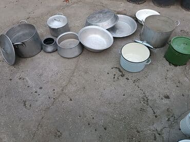alminum qazanlar: Крышка, цвет - Серебристый, Алюминий, 50 см — 1