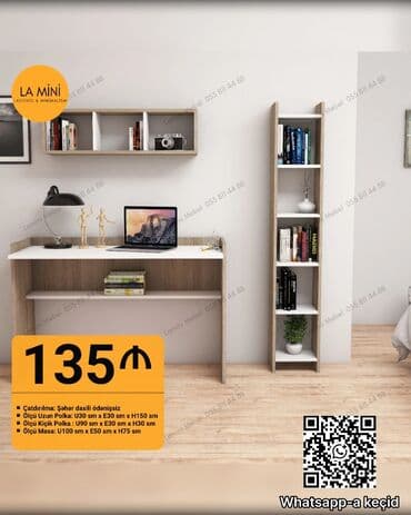 стол нержавейка: Kompüter masası, Yeni, Açılmayan, Laminat, Dördbucaq masa — 25