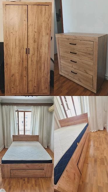 hamam kabini: İkinəfərlik çarpayı, Dolab — 1