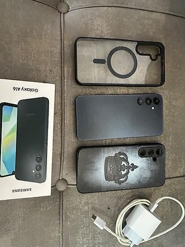 realme telefon: Samsung Galaxy A16, 128 GB, rəng - Qara — 1