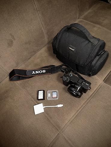 samsunq alpha: Sony α6400 aynasız kamera fotoaparat dəsti Dəst tərkibi: - Sony Alpha — 3