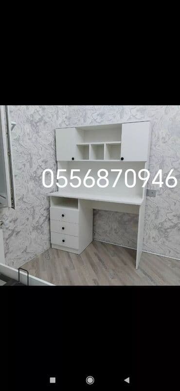 ütü masa: Oğlan və qız üçün, Yeni, Siyirməli, Yazı masası, Stulsuz — 1