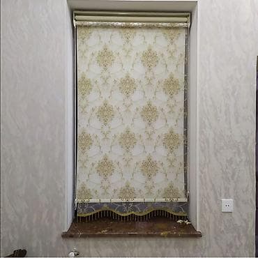 kuxna pərdələri: Rulo jalüz pərdələr - Modellər: Klassik naxışlı, krujeva effektli və — 2