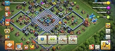 Видеоигры и приставки: Clash of clans hesabi 195 seviyedi 13 fulldu tam ayri gmail qosulub — 9