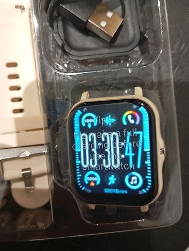 умные часы: Новый, Смарт часы, Умные, Сенсорный экран, цвет - Бежевый — 2