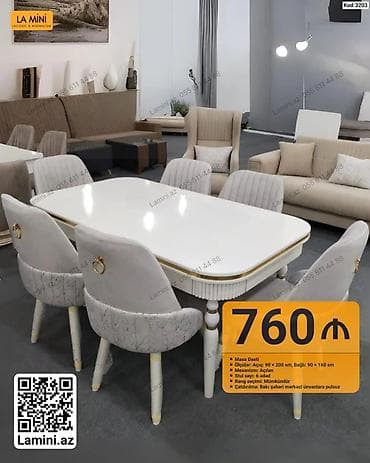 ag masa: Masa dəsti – La Mini (Kod: 3203) - Masa mexanizmi: açılan - Ölçülər — 1