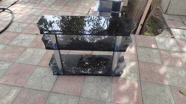 sutular: Düz TV altlığı, Polkalı, Şüşəli — 5