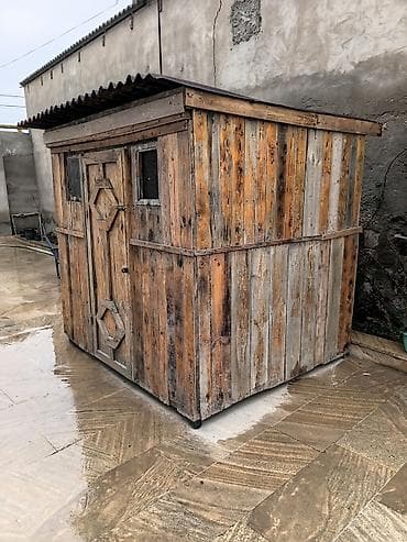 Taxta göyərçin yuvası/volyer - Material: tamamilə ağacdan yığılmış