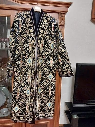 Milli kişi çapanı və papaq dəsti - Parça: qalın, keyfiyyətli