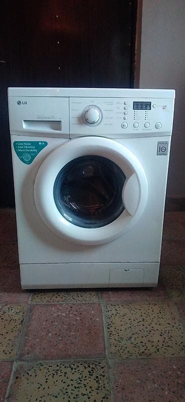 4 goz soba: Paltaryuyan maşın LG, 7 kq, Avtomat, Qurutmasız — 1