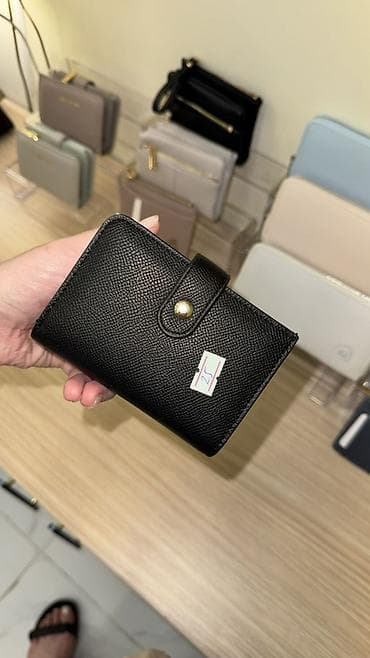 mini cantalar: Məhsul: Qara rəngli çoxfunksiyalı pulqabı/kiçik çanta - Material — 6
