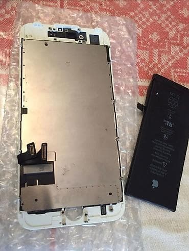 iphone 6s ekran: IPhone 6 üçün ön panel (LCD + sensor + ön şüşə) və batareya dəsti - — 1