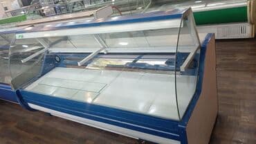 mağaza soyuducusu: Soyuduculu vitrin – mağaza, market, kafelər üçün. - Önü və yanları — 1