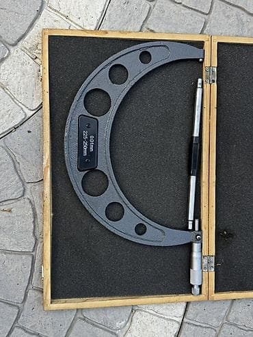 mikrometr: Açıq çantalı ölçü aləti – xarici mikrometr - Ölçü aralığı: 225–250 mm — 1