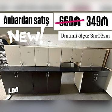 Mətbəx mebellərinin sifarişlə hazırlanması✔️ Ölçü : 3metr03sm☑️ üst — 3