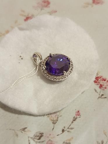 585 ag qizil: Kulon, Gümüş, Ametist, 5.00+ Karat — 8