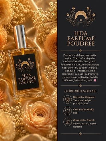 bas: 50ml HDA Parfüme – zərif qadın ətirləri kolleksiyası 1) Kayalli — 3