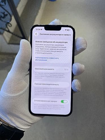 apple mouse: IPhone 13 Pro Max, 128 GB, Sierra Blue, Qırıq, Face ID, Sənədlərlə — 8