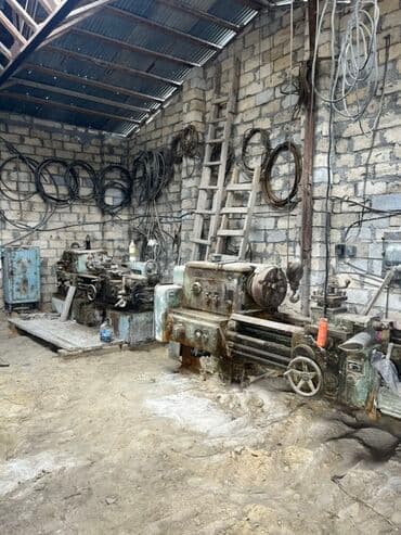 Anbar/istehsalat sahəsi – daş divarlı, metal-karkas dam örtüyü ilə — 7