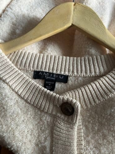 Çimərlik geyimləri: AMISU qadın kardiqanı - Model: qısa kəsimli, düyməli kardiqan - Rəng — 3