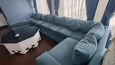 divan ofis: Künc divan, İşlənmiş, Bazasız, Parça — 5