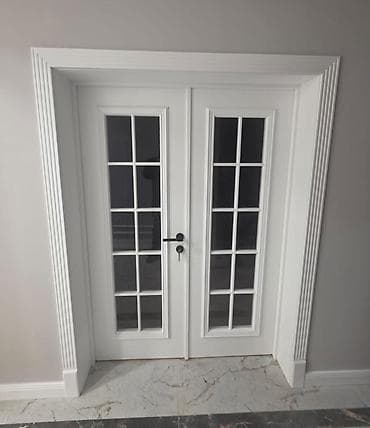 Yeni Otaq qapısı Şəbəkə ilə, Zəmanətli, Ödənişli quraşdırma, Ödənişli çatdırılma