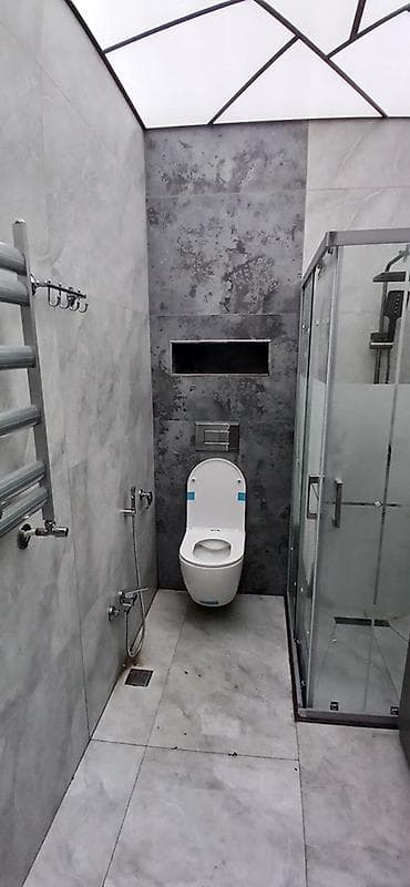 divar rəfi: Müasir vann otağı mebelləri və sanitariya avadanlıqları dəsti - Asma — 3