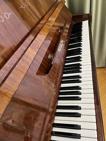 gitara akustik: Piano – “Юность” (Yunost) markalı Xüsusiyyətlər: - Akustik upright — 7