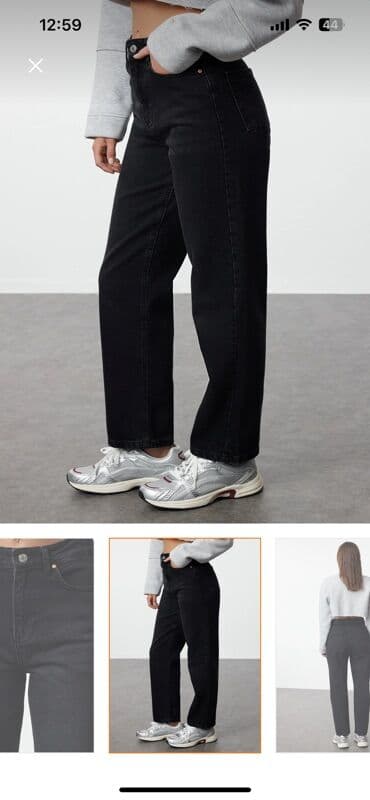 Baş geyimləri: Şalvar, Trendyolmilla, 2XS, rəng - Qara — 5