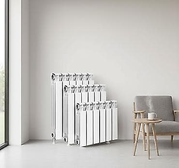 Ağ rəngli panel tipli istilik radiatorları - Fərqli ölçülərdə — 2