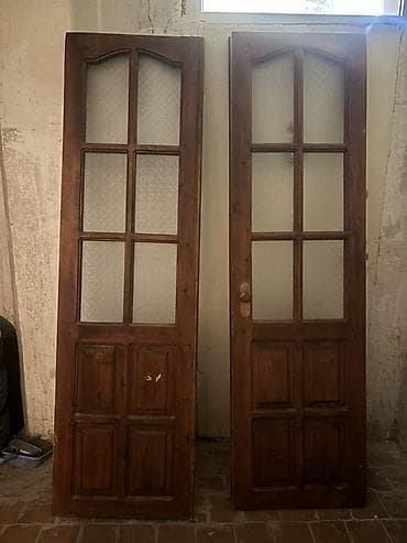 Dekorativ divar panelləri: Mətbəx üçün İşlənmiş Otaq qapısı 60x200 sm Zəmanətsiz, Ünvandan götürmə — 1