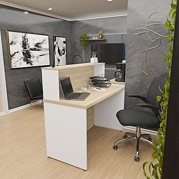 Resepsiyon/qarşılama masası – müasir ofis üçün funksional iş