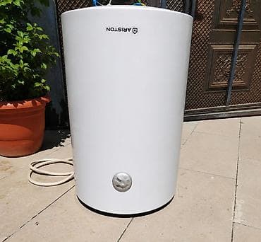 istilik: Ariston su qızdırıcısı (elektrik qazan) - Şaquli silindrik model, ağ — 1
