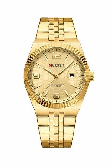 anti pas: Yeni, Qol saatı, Curren, rəng - Qızılı — 3