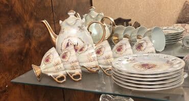 Çay dəsti, rəng - Ağ, Farfor lalafo.az -da Çay dəsti, rəng - Ağ, Farfor