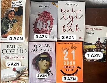 Satılır: müxtəlif dillərdə kitablar toplusu Janrlar: bədii ədəbiyyat