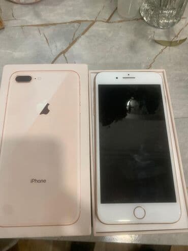 IPhone 8 Plus, 64 GB, Rose Gold, Barmaq izi