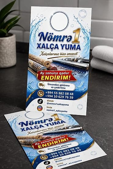 Xalçaların yuyulması | Xalçalar Pulsuz çatdırılma