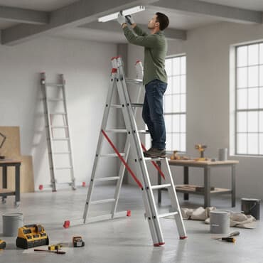 yuxuda nerdivan gormek: Bu, müxtəlif işlər üçün uyğun olan çoxfunksiyalı alüminium — 1