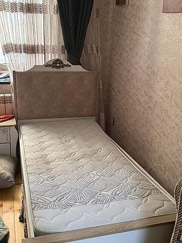 tek adamliq carpayilar: Təknəfərlik çarpayı, Bazasız, Matras ilə, Siyirməsiz — 1