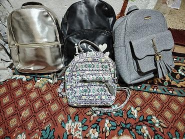 uşaq canta: Qadın üçün kiçik ölçülü çiyin/ryukzak çantaları dəsti her biri 5m - — 4