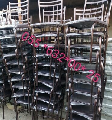 mətbəx oturacaqları: Mətbəx üçün, Yeni, Qatlanmayan, rəng - Ağ Stul — 15