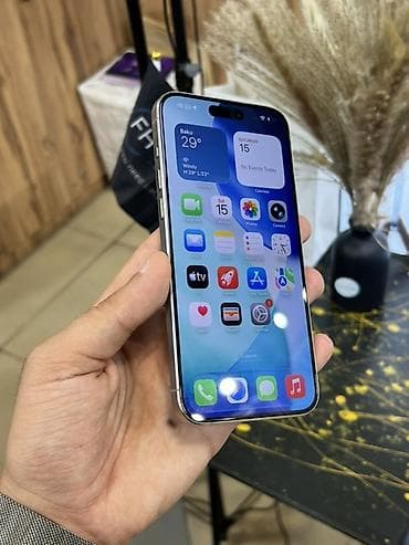 ucuz macbook pro: IPhone 15 Pro Max, 256 GB, Gümüşü, Face ID — 5