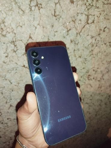 iphone rengleri: Samsung Galaxy A15, 128 GB, rəng - Bənövşəyi, Barmaq izi — 1