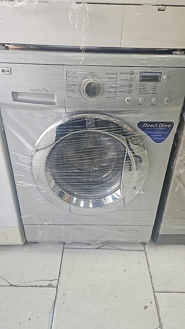 balaca matorlar: LG paltaryuyan maşın – ön yükləməli, Direct Drive texnologiyalı, 7 kq — 1