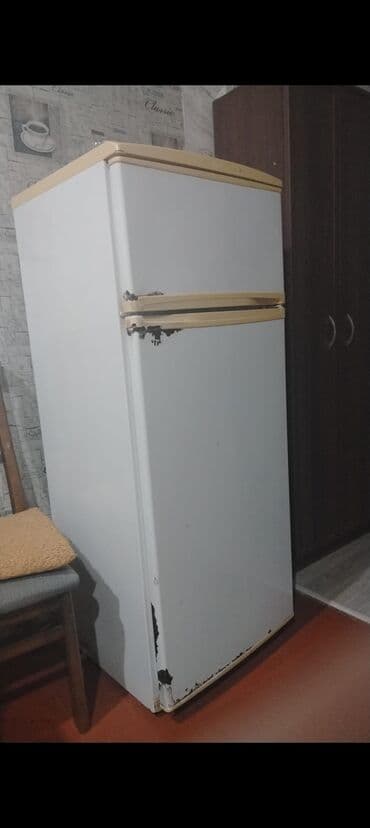 soyuducu ehtiyat hissələri: İki qapılı məişət soyuducusu - Rəng: ağ korpus, bej rəngli üst panel — 1