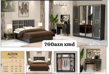 ag masa: Mətbəx üçün, Yeni, Açılmayan, Dördbucaq masa, 4 stul — 7