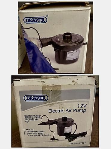 kompressor satışı: Draper 12V Electric Air Pump – elektrikli hava pompası - 12V DC — 1